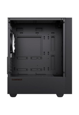 Корпус GameMax Edge Black, без БЖ, Mini Tower, Micro ATX / Mini ITX, 1xUSB 3.0, 2xUSB 2.0, 1x120 мм LED ARGB, 380x200х450 мм