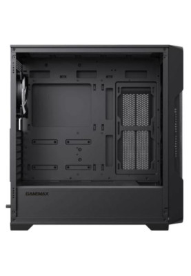 Корпус GameMax Siege BK Black, без БЖ, Mid Tower, EATX / ATX / Micro ATX / Mini-ITX, 1хUSB 3.0, 2хUSB 2.0, 4x120 мм АRGB, 465x210x485 мм, 0.6 мм