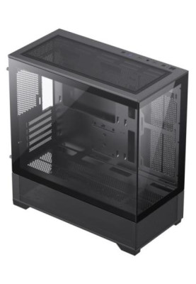 Корпус GameMax Vista MB Black, без БЖ, Mid Tower, Micro ATX / Mini-ITX, 2xUSB 2.0, 1xUSB 3.0, 485x210x433 мм, 0.6 мм, 7.45 кг