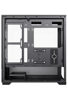 Корпус GameMax Vista MB Black, без БЖ, Mid Tower, Micro ATX / Mini-ITX, 2xUSB 2.0, 1xUSB 3.0, 485x210x433 мм, 0.6 мм, 7.45 кг