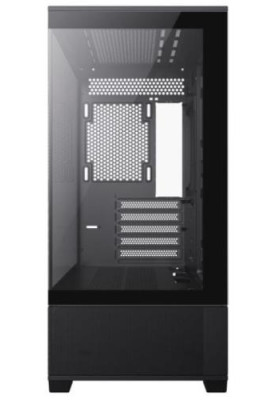 Корпус GameMax Vista MB Black, без БЖ, Mid Tower, Micro ATX / Mini-ITX, 2xUSB 2.0, 1xUSB 3.0, 485x210x433 мм, 0.6 мм, 7.45 кг