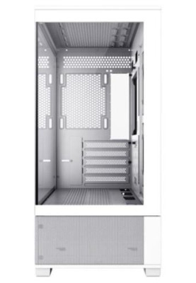 Корпус GameMax Vista MW White, без БЖ, Mid Tower, Micro ATX / Mini-ITX, 2xUSB 2.0, 1xUSB 3.0, 485x210x433 мм, 0.6 мм, 7.45 кг