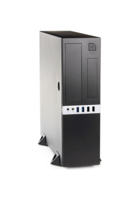 Корпус Casecom S-503, Black, 400 Вт, Slim Desktop, для micro ATX / Mini-ITX, макс. CPU - 65 мм / VGA - 180 мм, 2xUSB 3.0 / 2xUSB 2.0