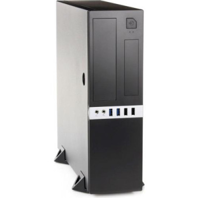 Корпус Casecom S-503, Black, 400 Вт, Slim Desktop, для micro ATX / Mini-ITX, макс. CPU - 65 мм / VGA - 180 мм, 2xUSB 3.0 / 2xUSB 2.0