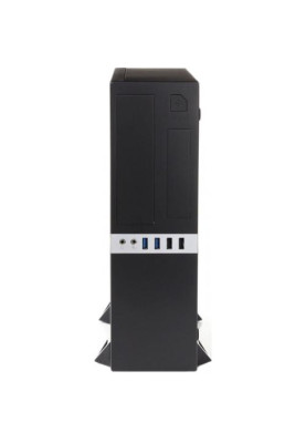 Корпус Casecom S-503, Black, 400 Вт, Slim Desktop, для micro ATX / Mini-ITX, макс. CPU - 65 мм / VGA - 180 мм, 2xUSB 3.0 / 2xUSB 2.0