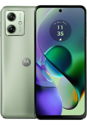 Смартфон Motorola G54, Mint Green, 2 Nano-SIM / e-SIM, 6.5" (2400х1080, IPS, 120 Гц), Dimensity 7020 (8x2.2 GHz), IMG BXM-8-256, 12GB, 256GB, 5G, NFC, GPS, WiFi, Bluetooth, 50Mp/8Mp + 16Mp, 6000 mAh, Type-C, Android 13 (PB0W0008RS)