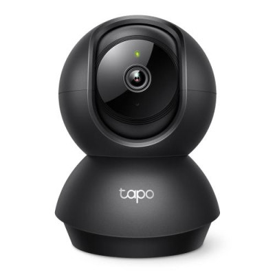 IP камера TP-Link Tapo C211, Black, 3 Мп(2304x1296/15 fps),1/2.8" CMOS,H.264,f/2.4,f=3.83 мм,WiFi (2.4 GHz),кут огляду до 360°/ 114° по горизонталі/вертикалі, день/ніч,ІЧ-підсвічування 850 нм до 9 м, двосторонній аудіозв'язок,microSD,iOS 10+/Android 