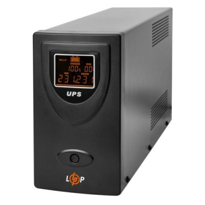 Джерело безперебійного живлення LogicPower LP-UL2000VA 1200Вт 4 розетки, USB/SNMP, черный корпус, апроксимована синусоїда (16155)