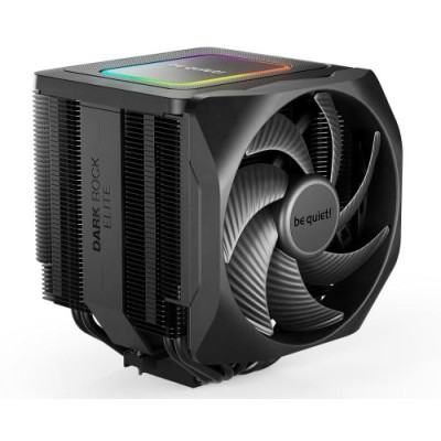 Кулер для процесора be quiet! Dark Rock Elite, Black, алюміній/мідь, 2x135 мм, для Intel 1851/1700/1200/115x, AMD AM5/AM4, до 280 Вт, висота 168 мм (BK037)
