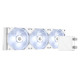 Система рідинного охолодження ID-Cooling DashFlow 360 Basic White, 3х120мм, 4pin PWM, Intel LGA2066/2011/1700/1200/1151/1150/1155/1156  AMD AM5/AM4, до 350Вт TDP, біле підсвічування вентиляторів
