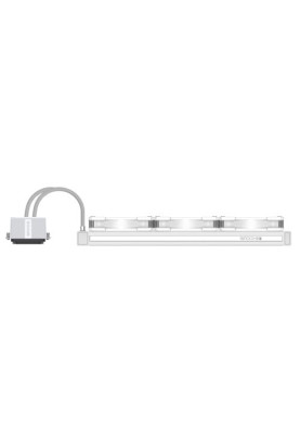 Система рідинного охолодження ID-Cooling DashFlow 360 Basic White, 3х120мм, 4pin PWM, Intel LGA2066/2011/1700/1200/1151/1150/1155/1156  AMD AM5/AM4, до 350Вт TDP, біле підсвічування вентиляторів