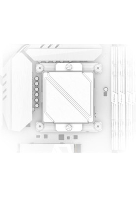 Система рідинного охолодження ID-Cooling DashFlow 360 Basic White, 3х120мм, 4pin PWM, Intel LGA2066/2011/1700/1200/1151/1150/1155/1156  AMD AM5/AM4, до 350Вт TDP, біле підсвічування вентиляторів