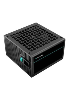 Блок живлення 650 Вт, Deepcool PF650, Black, 80+ Standard, Active PFC, 12 см, 2xMolex / 6xSATA / 4x6+2-pin / 2x4+4-pin / 20+4-pin, захист: OPP/OVP/SCP/UVP, ATX12V V2.4 (R-PF650D-HA0B-EU)