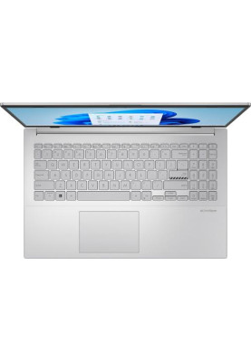 Ноутбук 15" Asus VivoBook Go 15 E1504FA-BQ211 (90NB0ZR1-M00960) Cool Silver 15.6" FullHD 1920x1080 IPS матовий, AMD Ryzen 3 7320U 2.4-4.1GHz, RAM 8GB, SSD 512GB, AMD Radeon Graphics, DOS