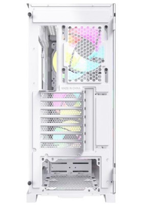 Корпус Montech AIR 1000 PREMIUM, White, Mid Tower, без БЖ, для ATX / Micro ATX / Mini ITX, 2xUSB 3.0 / 1xUSB 2.0, макс. CPU - 170 мм / GPU - 340 мм, 3x140 мм ARGB / 1x120 мм ARGB, бічна панель із загартованого скла