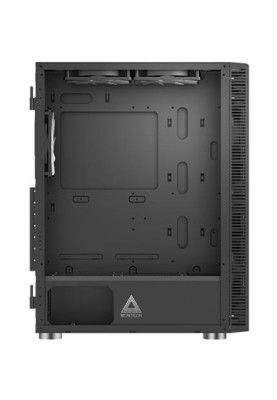 Корпус Montech X3 GLASS, Black, Mid Tower, без БЖ, для ATX / Micro ATX / Mini ITX, 1xUSB 3.0 / 2xUSB 2.0, макс. CPU - 160 мм / GPU - 305 мм, 3x140 мм LED "Rainbow" / 3x120 мм LED "Rainbow", бічна панель із загартованого скла