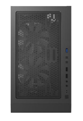 Корпус Montech X3 MESH, Black, Mid Tower, без БЖ, для ATX / Micro ATX / Mini ITX, 1xUSB 3.0 / 2xUSB 2.0, макс. CPU - 160 мм / GPU - 305 мм, 3x140 мм LED "Rainbow" / 3x120 мм LED "Rainbow", бічна панель із загартованого скла