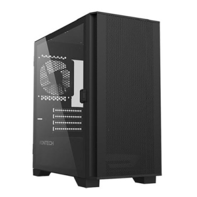 Корпус Montech AIR 100 LITE, Black, Mini Tower, без БЖ, для Micro ATX / Mini ITX, 2xUSB 3.0 / 1xUSB 2.0, макс. CPU - 161 мм / GPU - 330 мм, 2x120 мм, бічна панель із загартованого скла