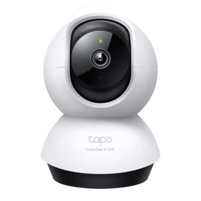 IP камера TP-Link Tapo C220, White/Black, 4 Мп (2304x1296/30 fps), 1/3" CMOS, H.264/G.711, f/1.6, f=4 мм, WiFi (2.4 GHz), день/ніч, ІЧ-підсвічування 850 нм до 9 м, двосторонній аудіозв'язок, microSD, iOS 9+ / Android 4.4+