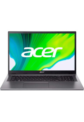 Ноутбук 17" Acer Aspire 3 A317-55P-P9JR (NX.KDKEU.005) Steel Gray 17.3" матовий LED Full HD 1920x1080 IPS, Intel Processor N200 3.7GHz, RAM 8Gb, SSD 256Gb, Intel UHD Graphics, DOS