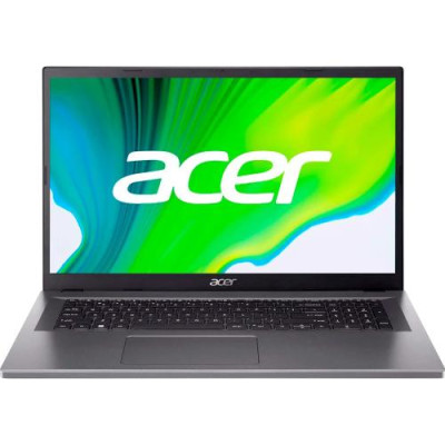Ноутбук 17" Acer Aspire 3 A317-55P-P9JR (NX.KDKEU.005) Steel Gray 17.3" матовий LED Full HD 1920x1080 IPS, Intel Processor N200 3.7GHz, RAM 8Gb, SSD 256Gb, Intel UHD Graphics, DOS