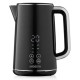 Електрочайник Ardesto EKL-X53E, Black, 2200W, 1.7л, дисковий, полікарбонатний корпус, підігрів до заданої температури, LED-дисплей, подвійні стінки, підтримання температури, захист від включення без води
