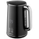 Електрочайник Ardesto EKL-X53E, Black, 2200W, 1.7л, дисковий, полікарбонатний корпус, підігрів до заданої температури, LED-дисплей, подвійні стінки, підтримання температури, захист від включення без води
