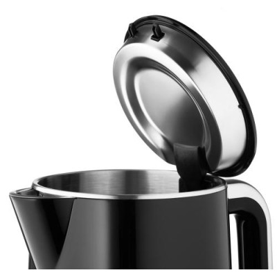 Електрочайник Ardesto EKL-X53E, Black, 2200W, 1.7л, дисковий, полікарбонатний корпус, підігрів до заданої температури, LED-дисплей, подвійні стінки, підтримання температури, захист від включення без води