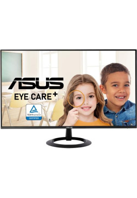 Монітор 27" Asus VZ27EHF, Black, LED, IPS, 1920x1080 (16:9), 1 мс, 100 Гц, 250 кд/м², 1300:1, 178°/178°, HDMI, VESA 75x75 мм, Adaptive Sync