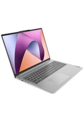 Ноутбук 16" Lenovo IdeaPad Slim 5 16ABR8 (82XG005CRA) Cloud Gray 16" WUXGA 1920x1200 матовий, AMD Ryzen 7 7730U 2.0-4.5GHz, RAM 16GB, SSD 1TB, AMD Radeon Graphics, DOS