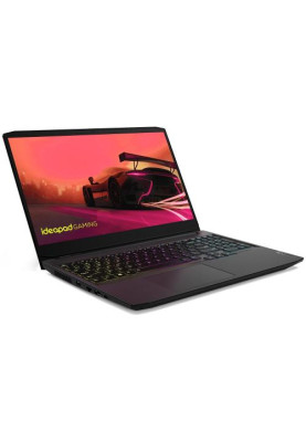 Ноутбук 15" Lenovo Gaming 3 15ACH6 (82K202B9RA) Shadow Black 15.6" FullHD 1920x1080 IPS матовий, AMD Ryzen 5 5500H 3.3-4.2GHz, RAM 16GB, SSD 512GB, nVidia GeForce RTX 2050 4GB, DOS, підсвічування клавіатури