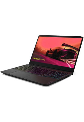Ноутбук 15" Lenovo Gaming 3 15ACH6 (82K202B9RA) Shadow Black 15.6" FullHD 1920x1080 IPS матовий, AMD Ryzen 5 5500H 3.3-4.2GHz, RAM 16GB, SSD 512GB, nVidia GeForce RTX 2050 4GB, DOS, підсвічування клавіатури