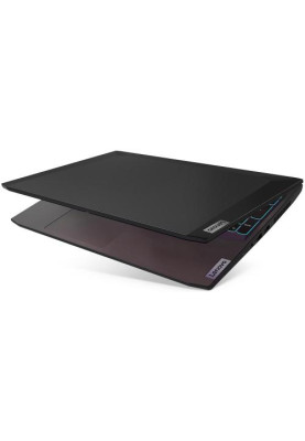 Ноутбук 15" Lenovo Gaming 3 15ACH6 (82K202B9RA) Shadow Black 15.6" FullHD 1920x1080 IPS матовий, AMD Ryzen 5 5500H 3.3-4.2GHz, RAM 16GB, SSD 512GB, nVidia GeForce RTX 2050 4GB, DOS, підсвічування клавіатури