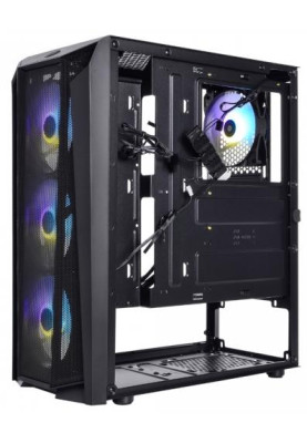 Корпус Qube BOREY Black, без БЖ, Mini Tower, ATX, Mini ITX, 1хUSB 3.0, 2хUSB 2.0, 390x190x440 мм, 4.35 кг (BOREY_F5NU3)