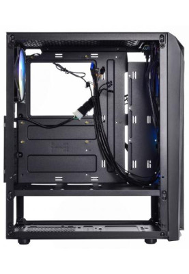 Корпус Qube BOREY Black, без БЖ, Mini Tower, ATX, Mini ITX, 1хUSB 3.0, 2хUSB 2.0, 390x190x440 мм, 4.35 кг (BOREY_F5NU3)