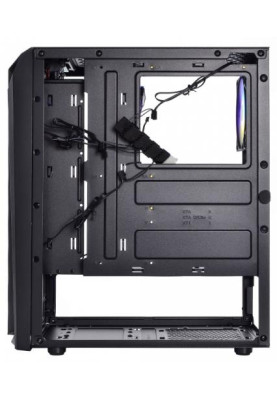 Корпус Qube BOREY Black, без БЖ, Mini Tower, ATX, Mini ITX, 1хUSB 3.0, 2хUSB 2.0, 390x190x440 мм, 4.35 кг (BOREY_F5NU3)