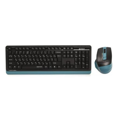 Комплект бездротовий A4Tech Fstyler FGS1035Q Navy Blue, радіус дії до 15 м