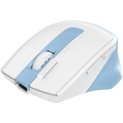 Миша A4Tech Fstyler FG45CS, Desk+Air, lcy Blue, оптична, бездротова, 1000/1600/2000 dpi, 7 кнопок, вбудований акумулятор, USB Type-C