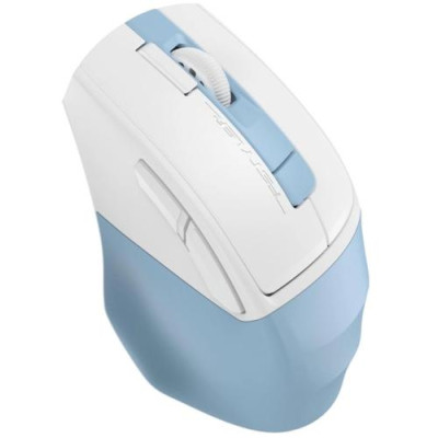 Миша A4Tech Fstyler FG45CS, Desk+Air, lcy Blue, оптична, бездротова, 1000/1600/2000 dpi, 7 кнопок, вбудований акумулятор, USB Type-C