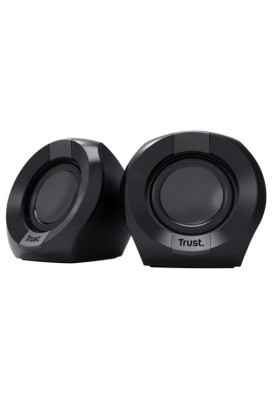 Колонки 2.0 Trust Polo, Black, 4 Вт, 3.5 мм, живлення від USB, 1.3 м (25164)