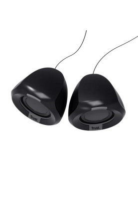 Колонки 2.0 Trust Polo, Black, 4 Вт, 3.5 мм, живлення від USB, 1.3 м (25164)
