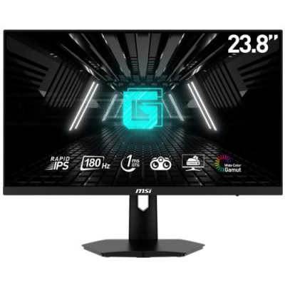 Монітор 23.8" MSI G244F E2, Black, WLED, Rapid IPS, 1920x1080 (16:9), 1 мс, 180 Гц, 300 кд/м², 1000:1, 178°/178°, 2xHDMI/DP, VE