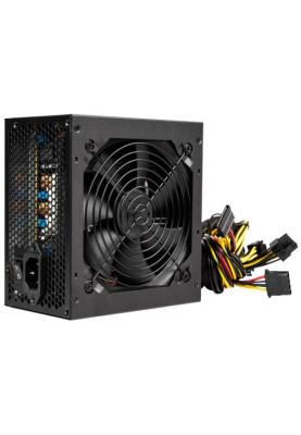 Блок живлення 600 Вт, PcCooler HW600-NP, Black, 12 см, 3xMolex / 3xSATA / 2x6+2-pin / 2x4+4-pin / 1x20+4-pin, захист OPP/OVP/UVP/SCP, ATX 2.31