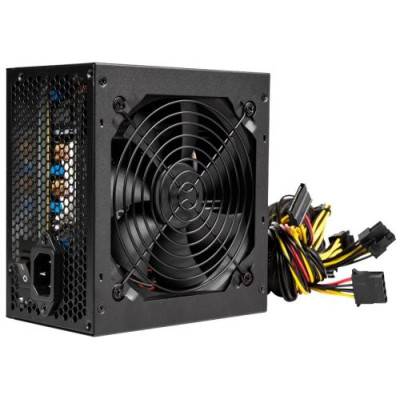Блок живлення 600 Вт, PcCooler HW600-NP, Black, 12 см, 3xMolex / 3xSATA / 2x6+2-pin / 2x4+4-pin / 1x20+4-pin, захист OPP/OVP/UVP/SCP, ATX 2.31