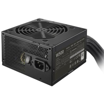 Блок живлення 500 Вт, Cooler Master ELITE NEX White 500, Black, 80+ Standard, Active PFC, 120 мм, 5xSATA / 3xMolex / 2x6+2-pin / 1x4+4-pin / 1x20+4-pin, захист OVP/OPP/SCP/UVP/OTP (MPW-5001-ACBW-BE1)
