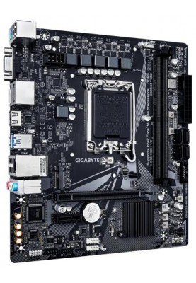 Мат.плата LGA1700, Gigabyte H610M S2H V2, H610, 2xDDR5, Int.Video(CPU), 4xSATA3, 1xM.2, 1xPCI-E 4.0 x16, 1xPCI-E 3.0 x1, ALC997, Realtek GLan, 4xUSB3.2/8xUSB2.0, VGA/HDMI/2xDP, MicroATX