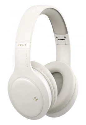 Навушники бездротові Havit H633BT, Beige, Bluetooth 5.1, мікрофон, динаміки 40 мм, Type-C, 350 mAh (HV-H633BT)
