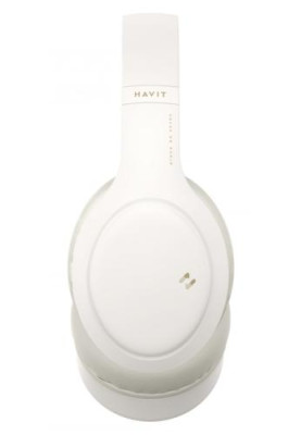 Навушники бездротові Havit H633BT, Beige, Bluetooth 5.1, мікрофон, динаміки 40 мм, Type-C, 350 mAh (HV-H633BT)