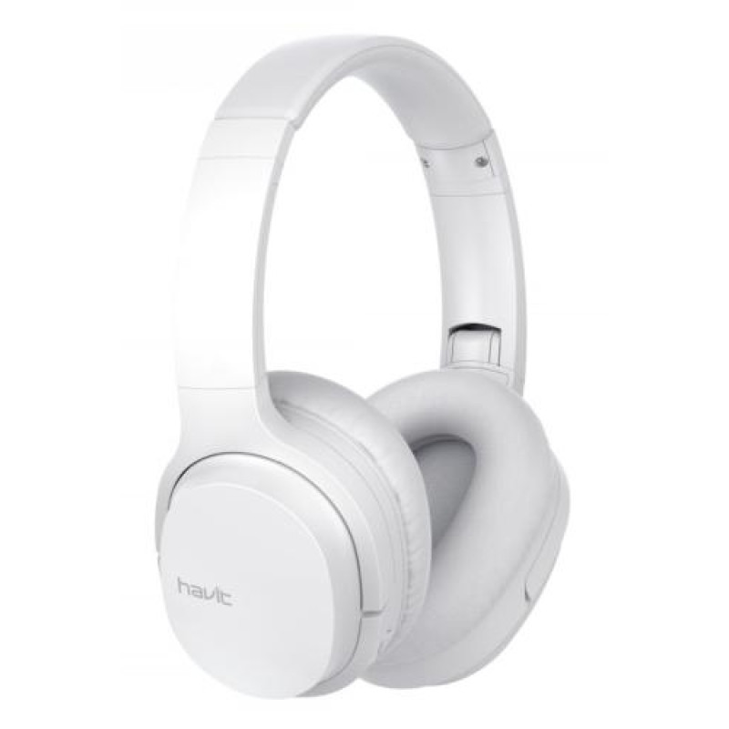 Навушники бездротові Havit I62, White, Bluetooth 5.3, мікрофон, динаміки 40 мм, microSD, Type-C, 400 mAh (HV-I62)