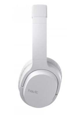 Навушники бездротові Havit I62, White, Bluetooth 5.3, мікрофон, динаміки 40 мм, microSD, Type-C, 400 mAh (HV-I62)